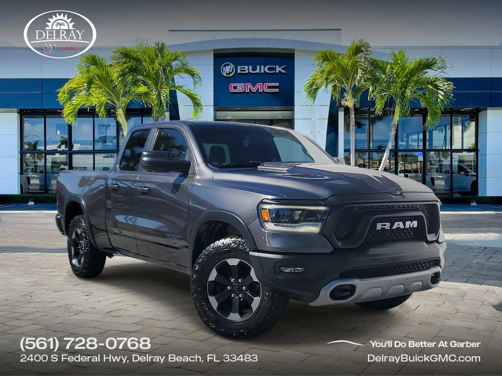 Used 2019 Ram 1500 Rebel Quad Cab 4x4 64 Box Truck Quad Cab