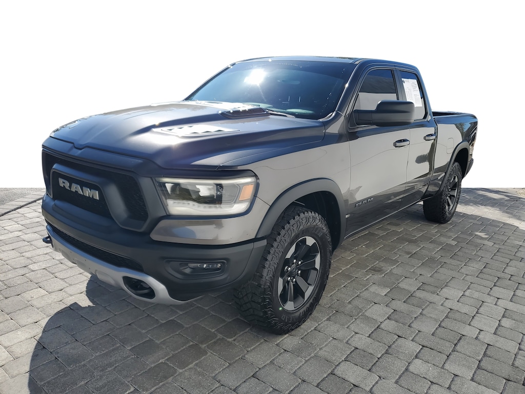 Used 2019 Ram 1500 Rebel Quad Cab 4x4 64 Box Truck Quad Cab