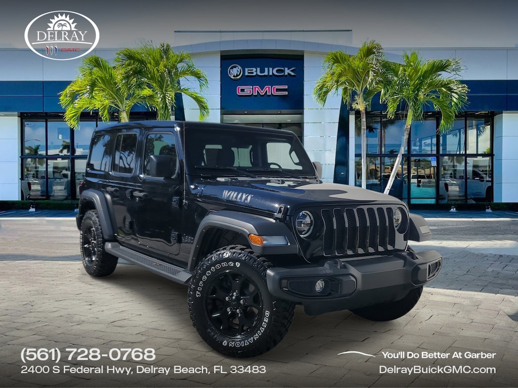 Used 2022 Jeep Wrangler Unlimited Willys 4x4 SUV