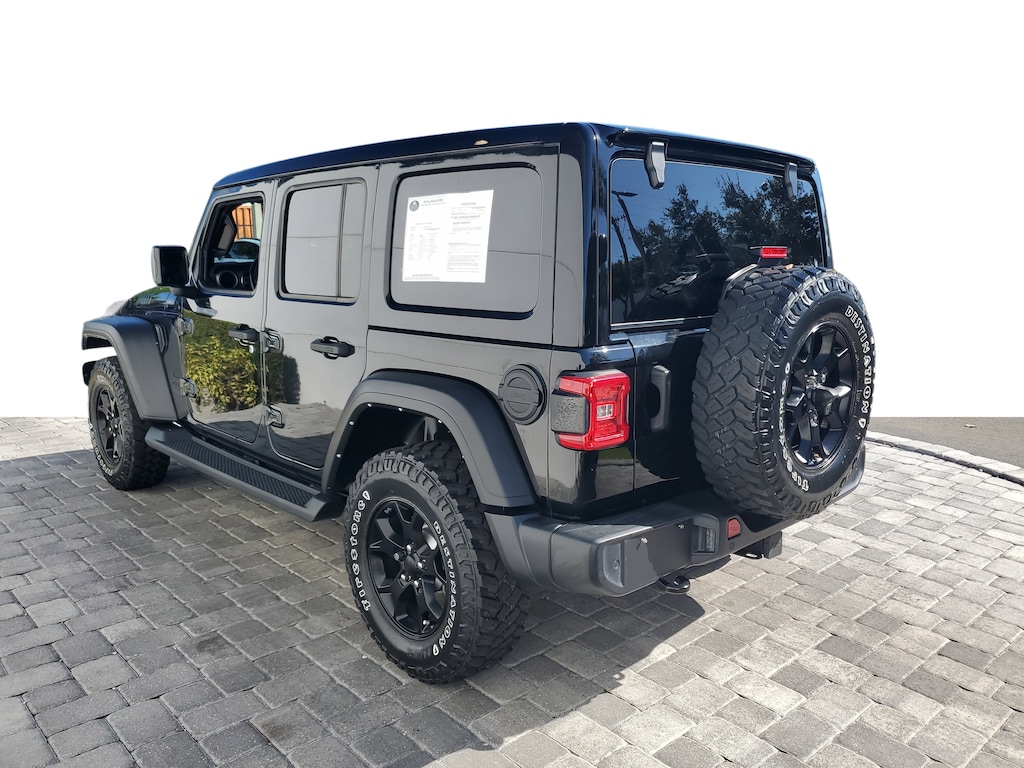 Used 2022 Jeep Wrangler Unlimited Willys 4x4 SUV