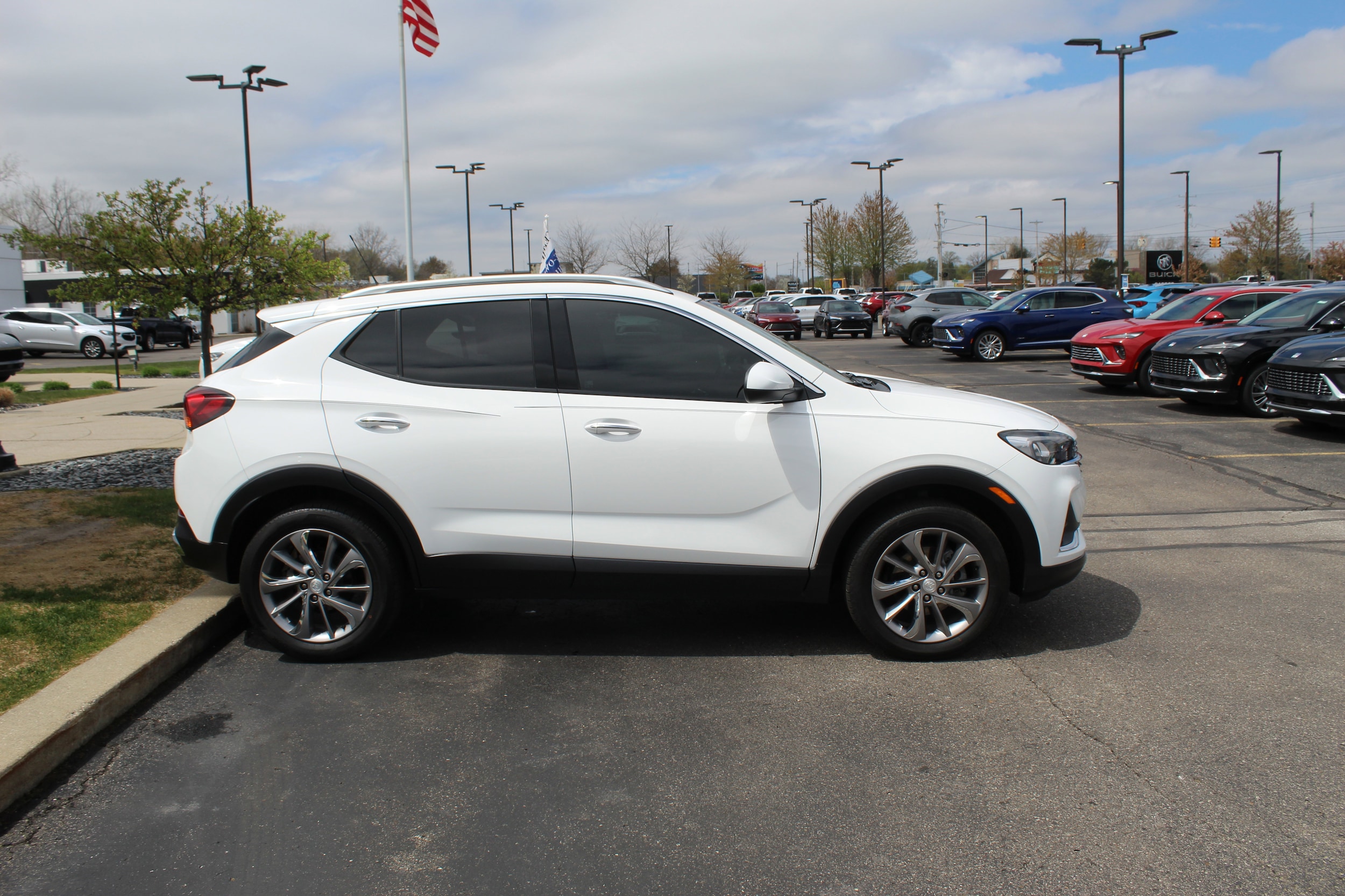 Certified 2023 Buick Encore GX Essence with VIN KL4MMGSL7PB047024 for sale in Saginaw, MI