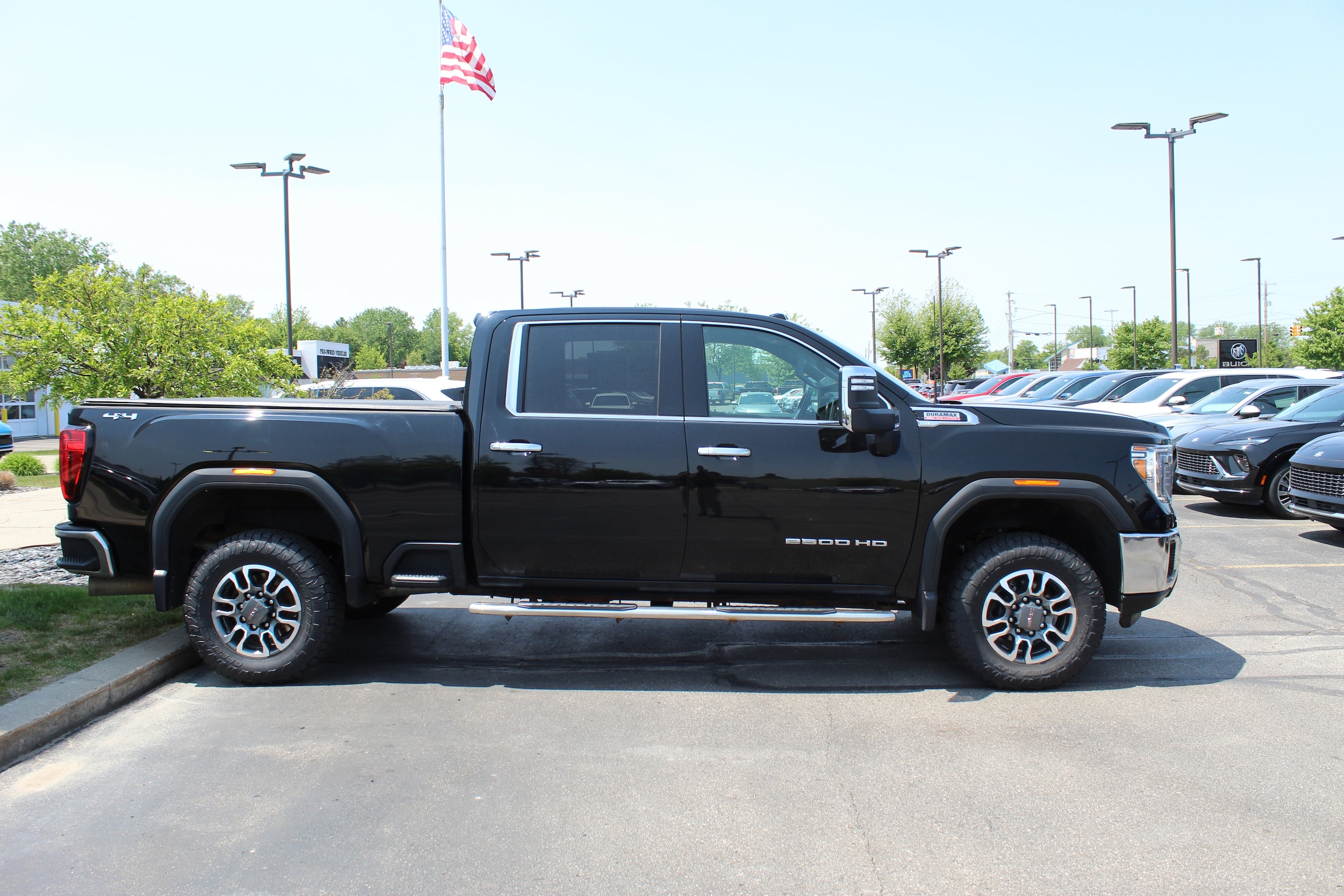 Used 2022 GMC Sierra 2500HD SLT with VIN 1GT49NEY4NF236044 for sale in Saginaw, MI