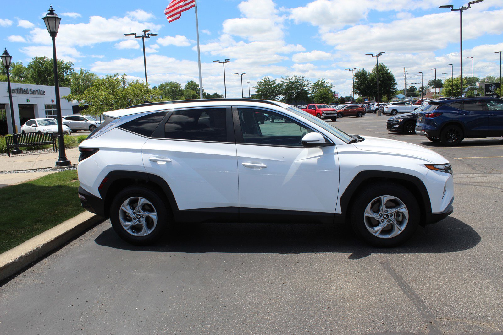 Used 2023 Hyundai Tucson SEL with VIN 5NMJB3AE2PH198178 for sale in Saginaw, MI