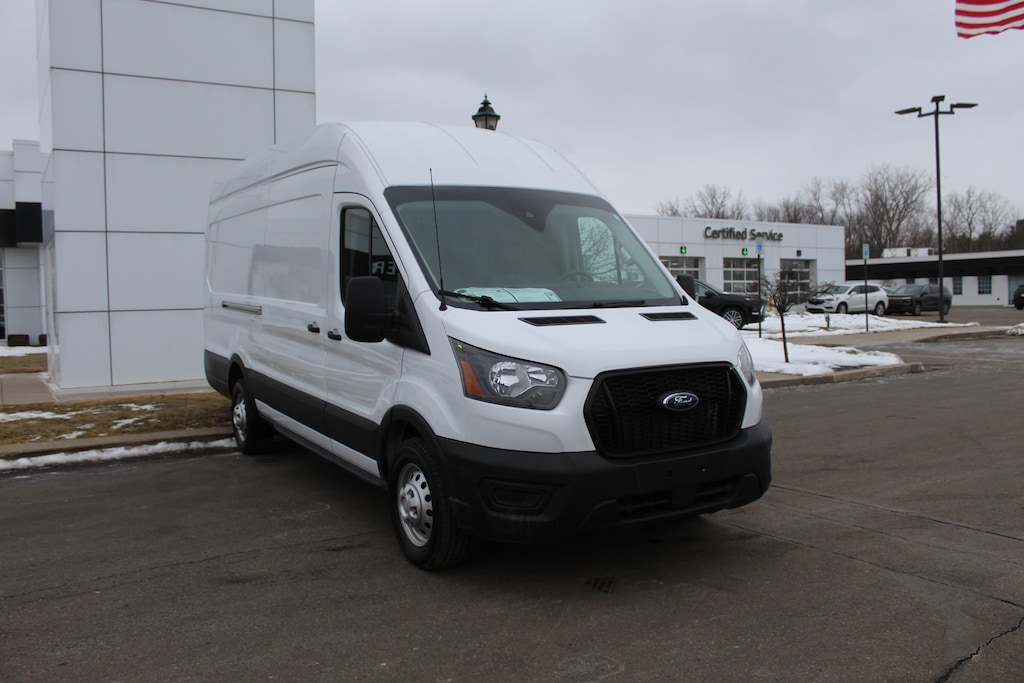 Used 2023 Ford Transit Cargo Van T-250 148 EL Hi Rf 9070 Gvwr AWD Van High Roof Ext. Van