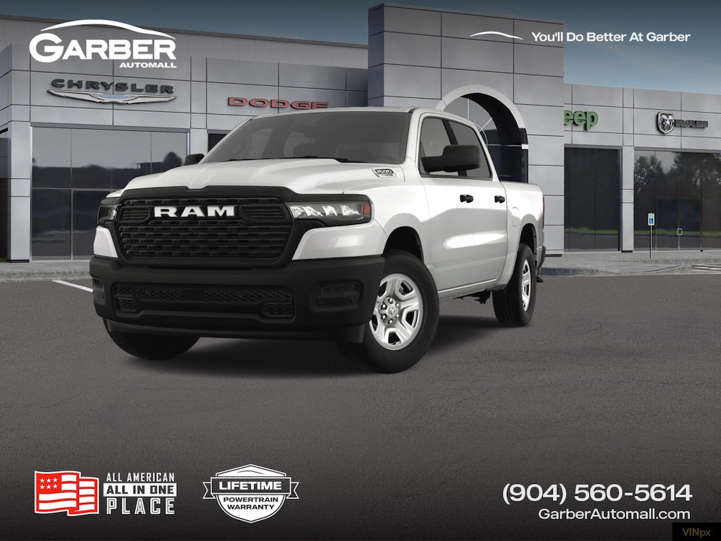 New 2025 Ram 1500 TRADESMAN CREW CAB 4X4 5'7 BOX Pickup