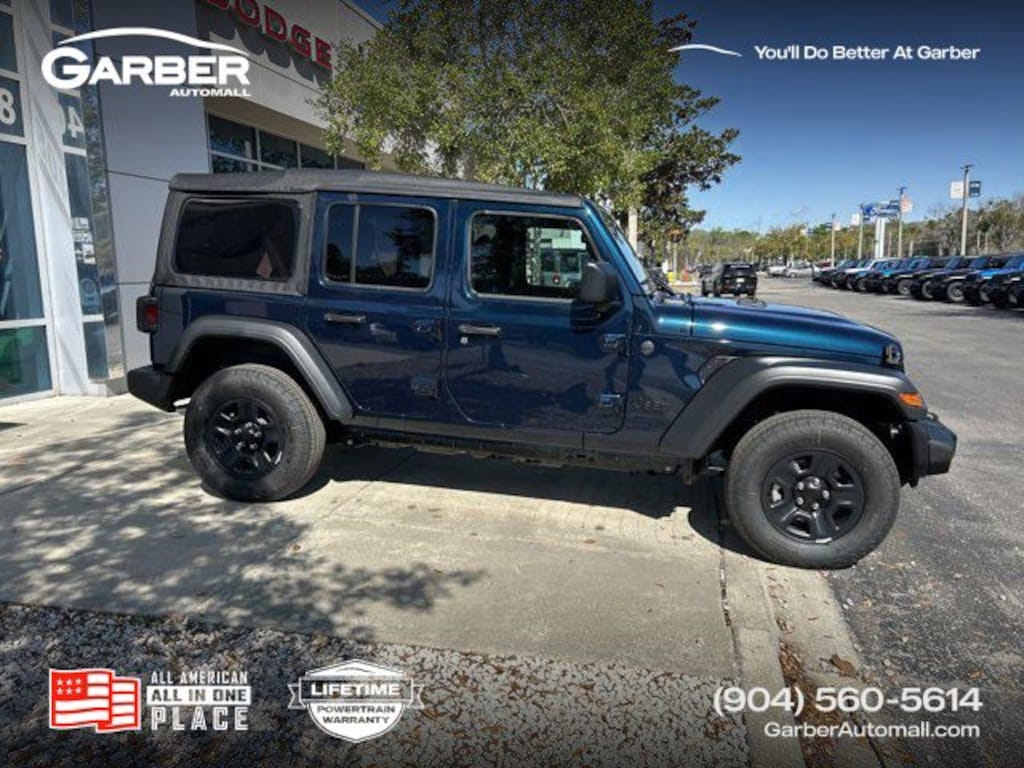 New 2025 Jeep Wrangler 4-DOOR SPORT Sport Utility
