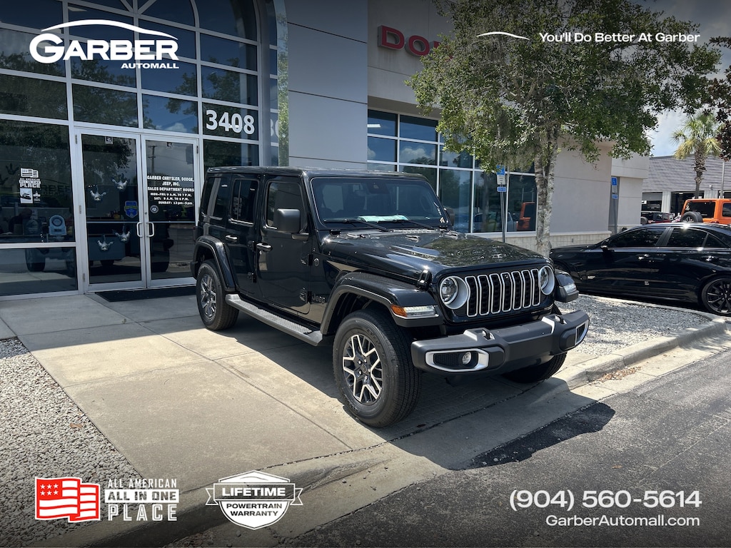 New 2025 Jeep Wrangler 4-DOOR SAHARA Sport Utility