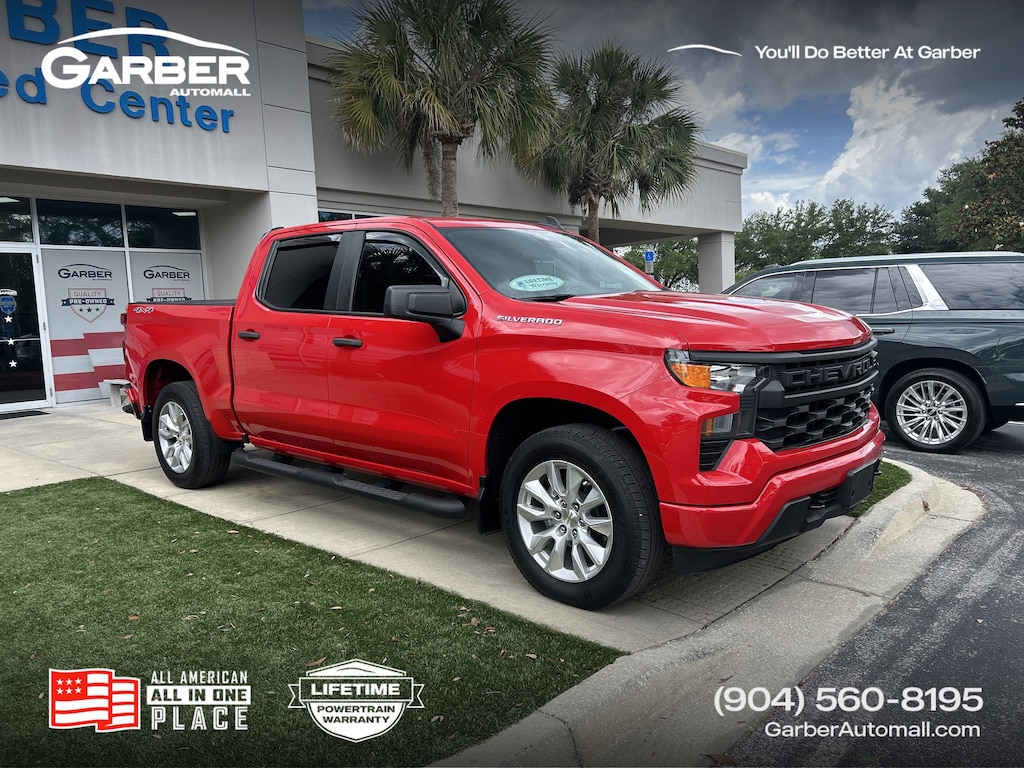 Used 2024 Chevrolet Silverado 1500 Custom Truck Crew Cab