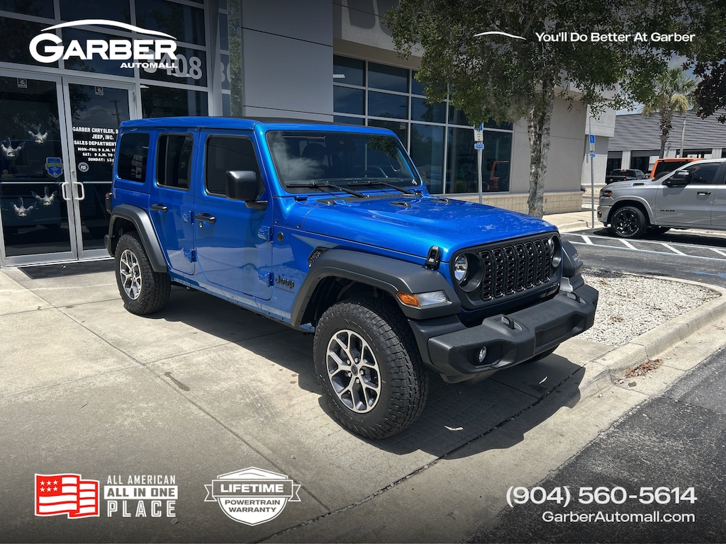 New 2025 Jeep Wrangler 4-DOOR SPORT S Sport Utility