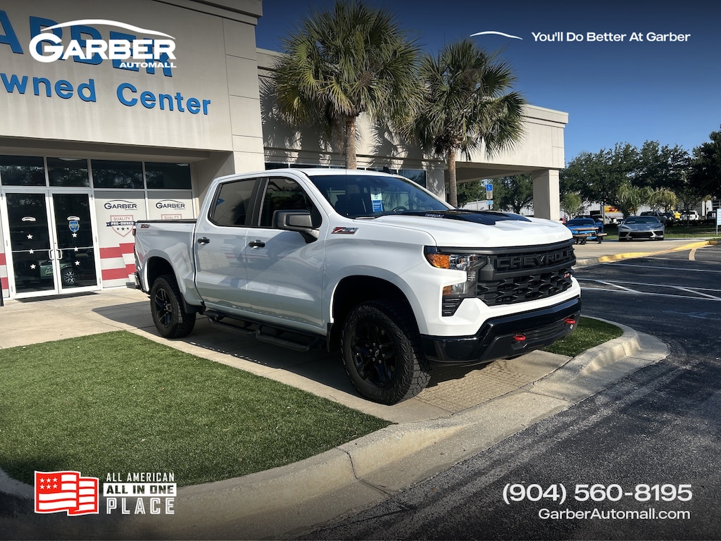 Used 2025 Chevrolet Silverado 1500 Custom Trail Boss Truck Crew Cab