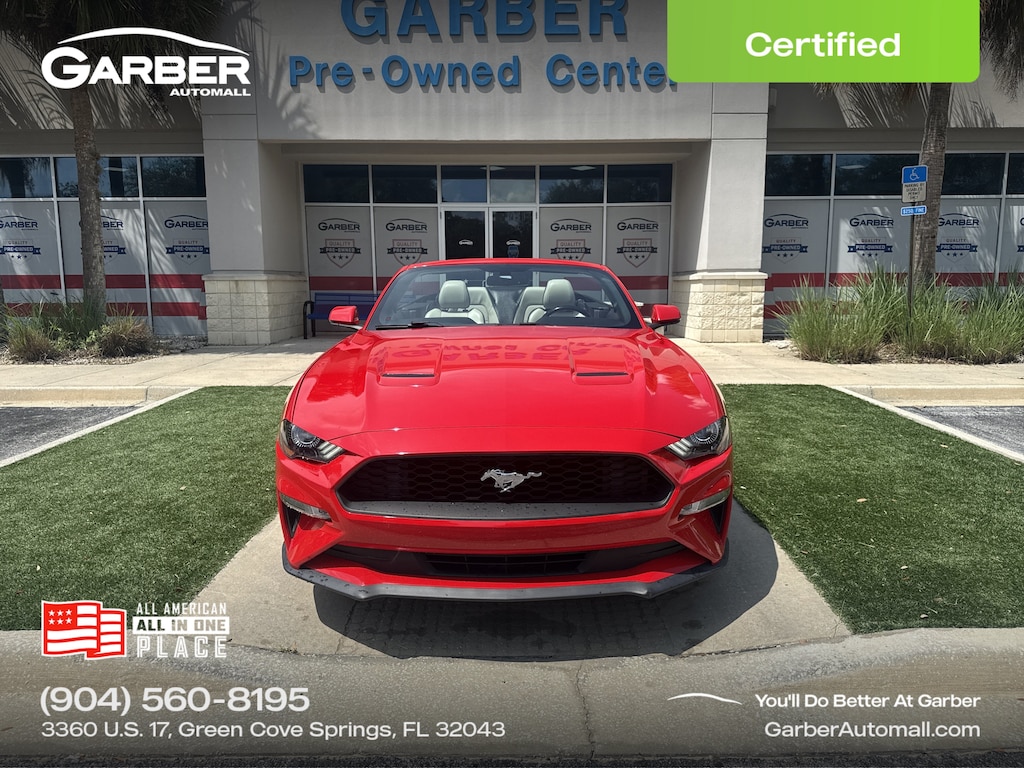 Used 2018 Ford Mustang EcoBoost Premium Convertible