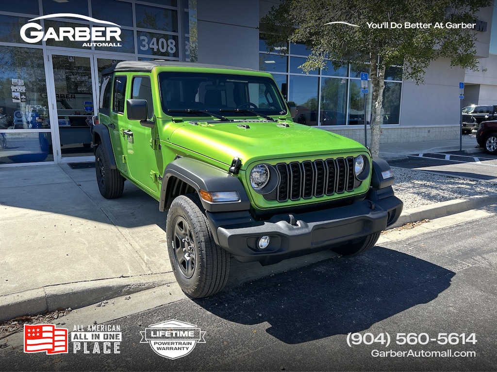 New 2025 Jeep Wrangler 4-DOOR SPORT Sport Utility