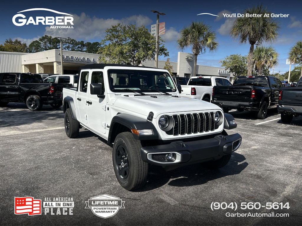 New 2025 Jeep Gladiator SPORT 4X4 Pickup
