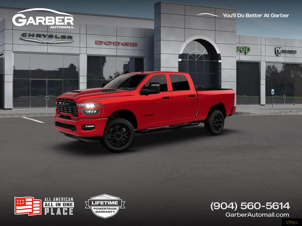 New 2026 Ram 2500 BLACK EXPRESS CREW CAB 4X4 6'4 BOX Pickup