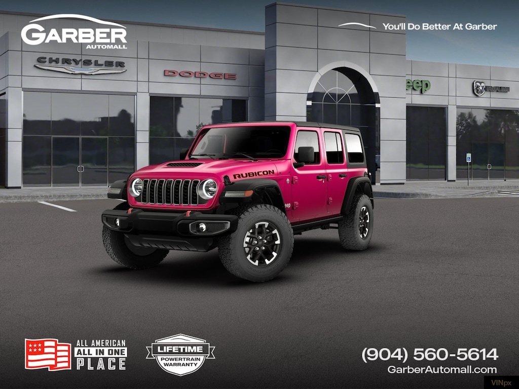 New 2026 Jeep Wrangler 4-DOOR RUBICON Sport Utility