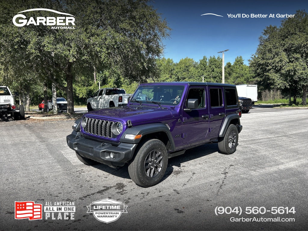 New 2026 Jeep Wrangler 4-DOOR SPORT S Sport Utility