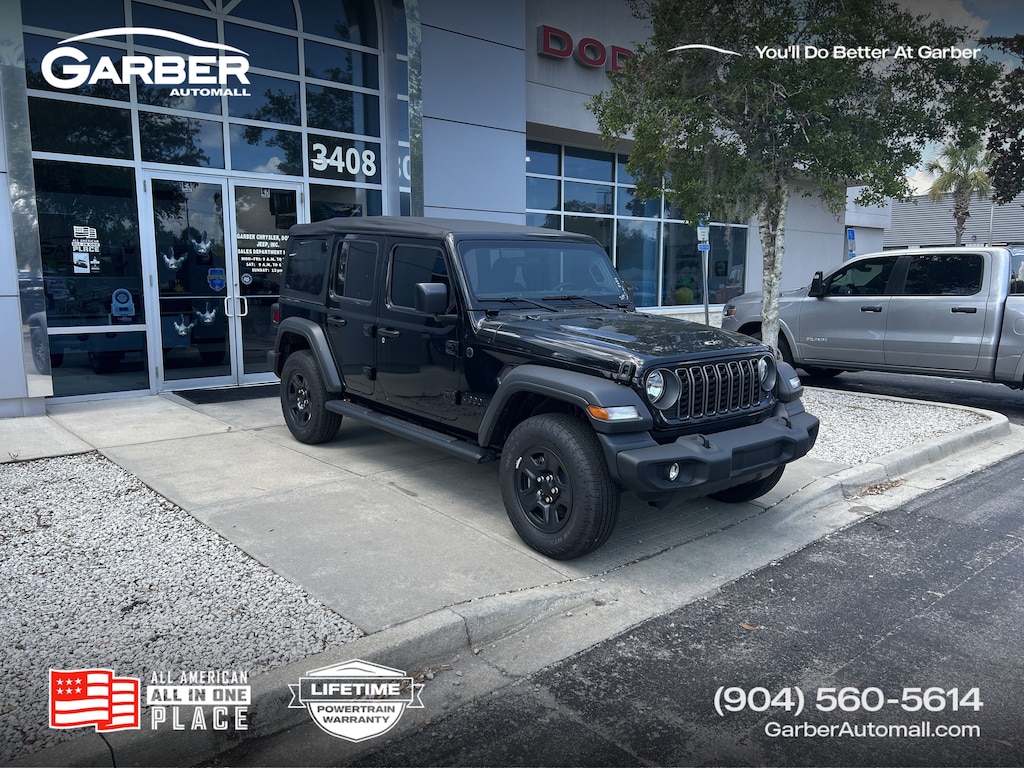 New 2025 Jeep Wrangler 4-DOOR SPORT Sport Utility