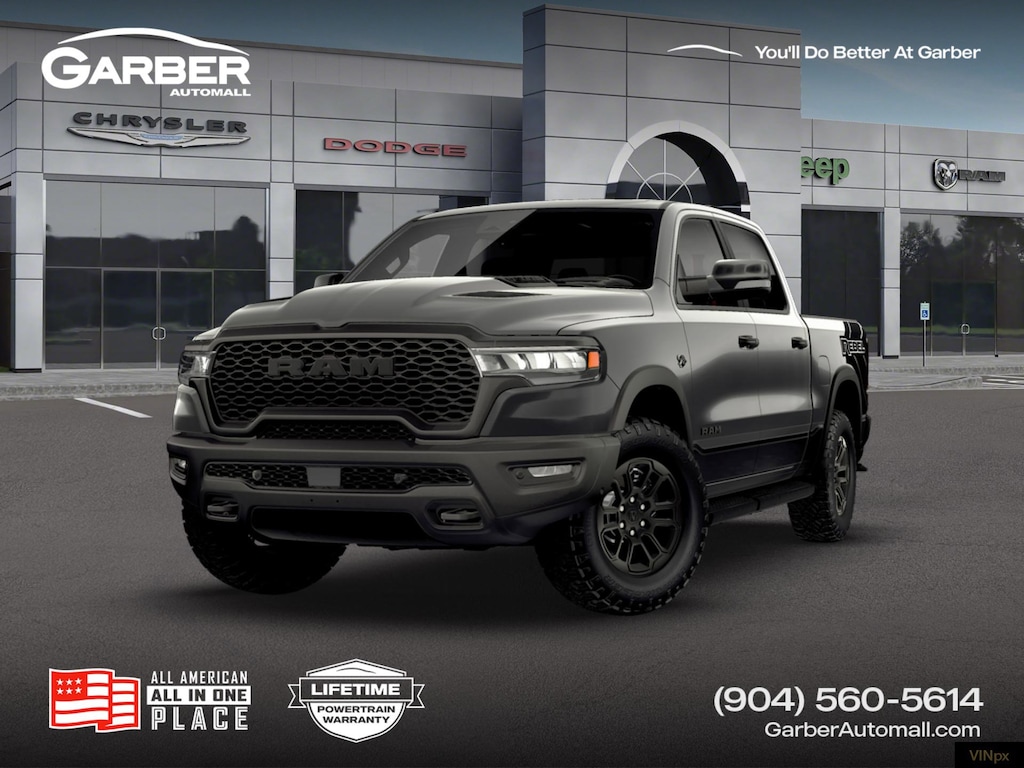 New 2026 Ram 1500 REBEL CREW CAB 4X4 5'7 BOX Pickup