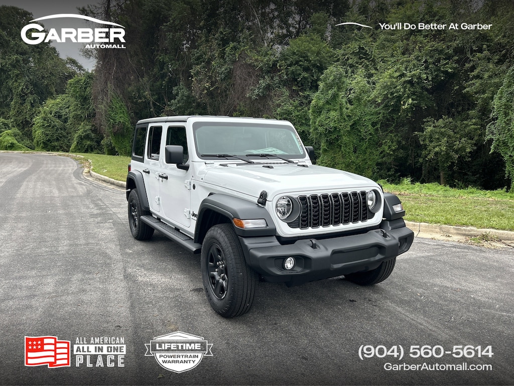 New 2025 Jeep Wrangler 4-DOOR SPORT Sport Utility