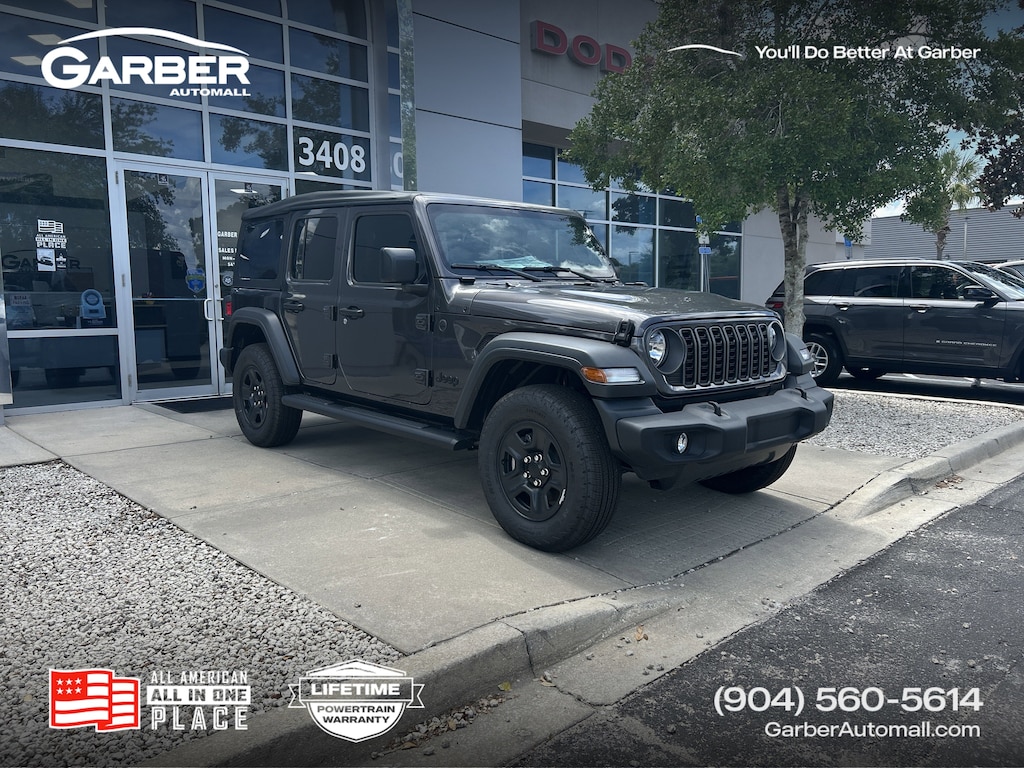 New 2025 Jeep Wrangler 4-DOOR SPORT Sport Utility