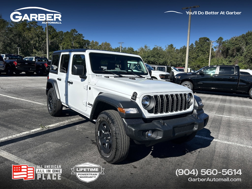 New 2026 Jeep Wrangler 4-DOOR SPORT Sport Utility