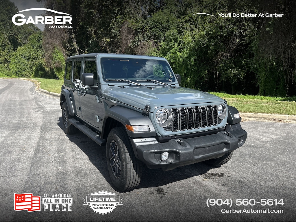New 2025 Jeep Wrangler 4-DOOR SPORT S Sport Utility