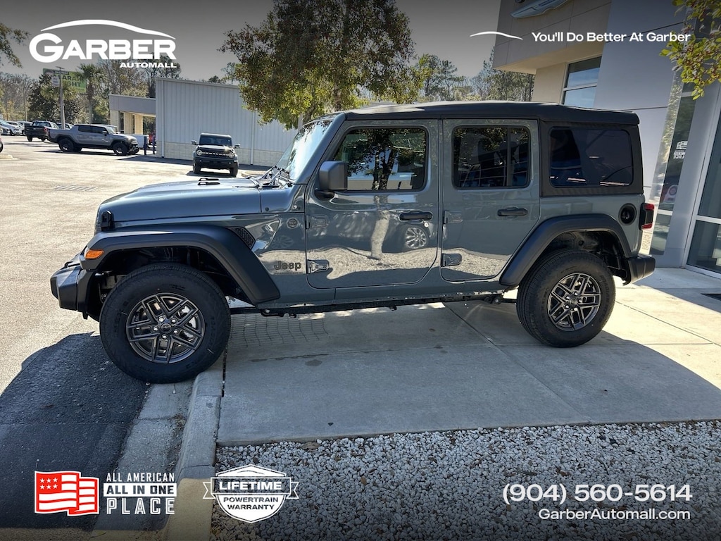 New 2025 Jeep Wrangler 4-DOOR SPORT S Sport Utility
