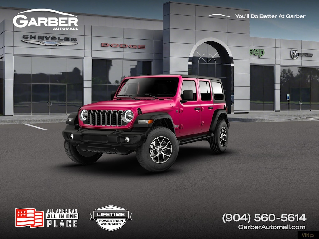 New 2026 Jeep Wrangler 4-DOOR SPORT S Sport Utility