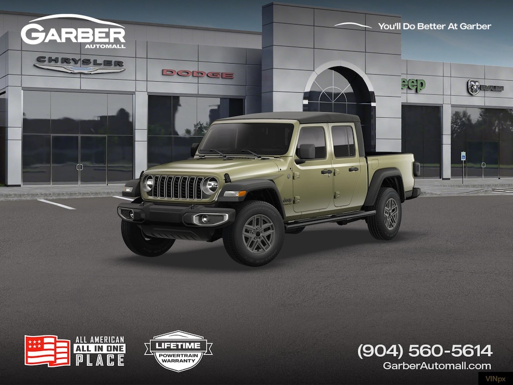 New 2026 Jeep Gladiator SPORT 4X4 Pickup