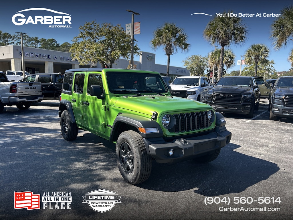 New 2026 Jeep Wrangler 4-DOOR SPORT Sport Utility