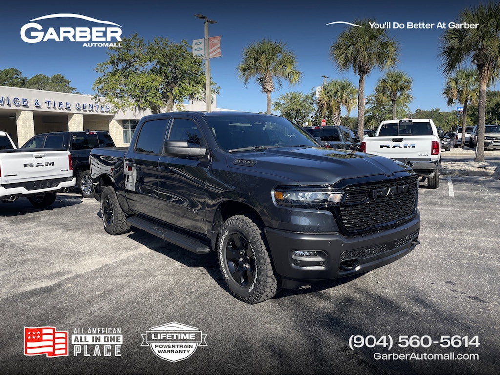 New 2026 Ram 1500 WARLOCK CREW CAB 4X4 5'7 BOX Pickup