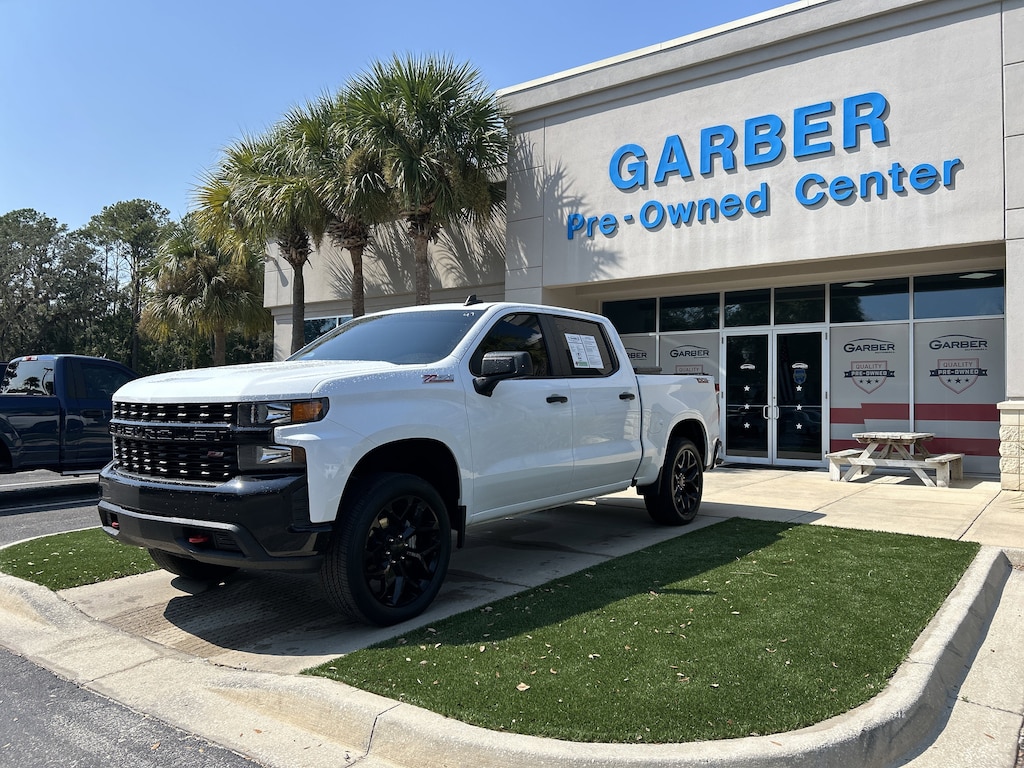 Used 2021 Chevrolet Silverado 1500 Custom Trail Boss Truck Crew Cab