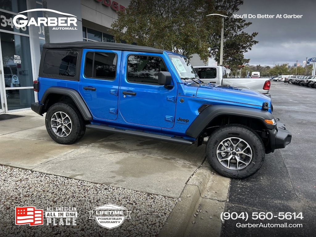 New 2025 Jeep Wrangler 4-DOOR SPORT S Sport Utility