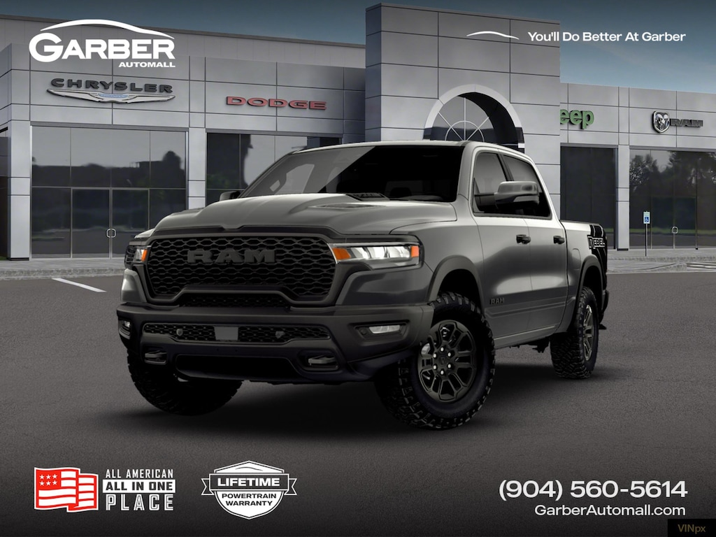 New 2026 Ram 1500 REBEL CREW CAB 4X4 5'7 BOX Pickup