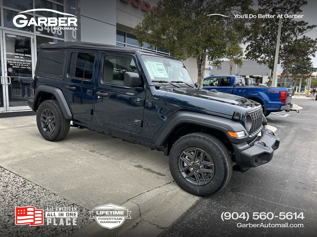 New 2025 Jeep Wrangler 4-DOOR SPORT S Sport Utility