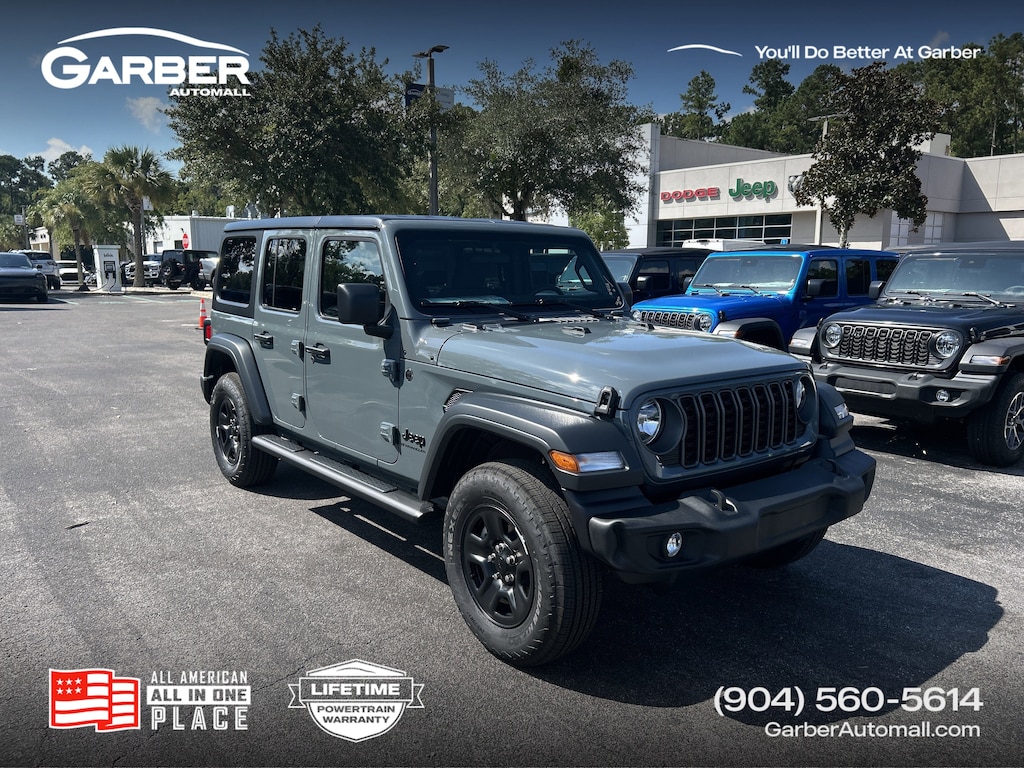 New 2025 Jeep Wrangler 4-DOOR SPORT Sport Utility