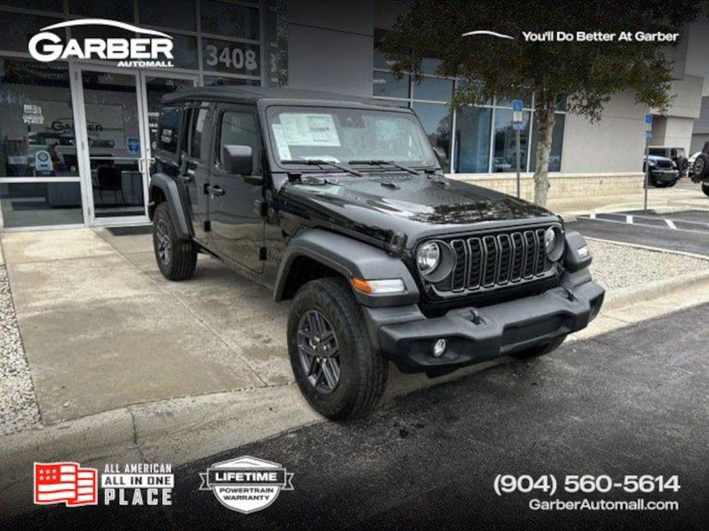 New 2025 Jeep Wrangler 4-DOOR SPORT S Sport Utility