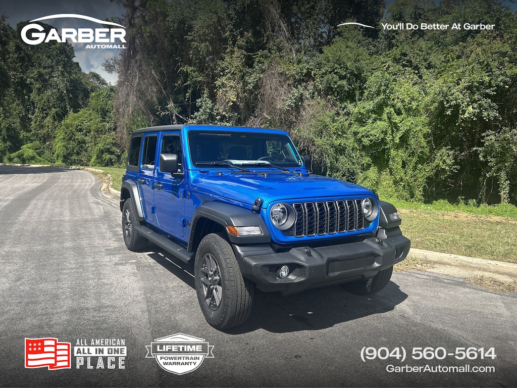 New 2025 Jeep Wrangler 4-DOOR SPORT S Sport Utility