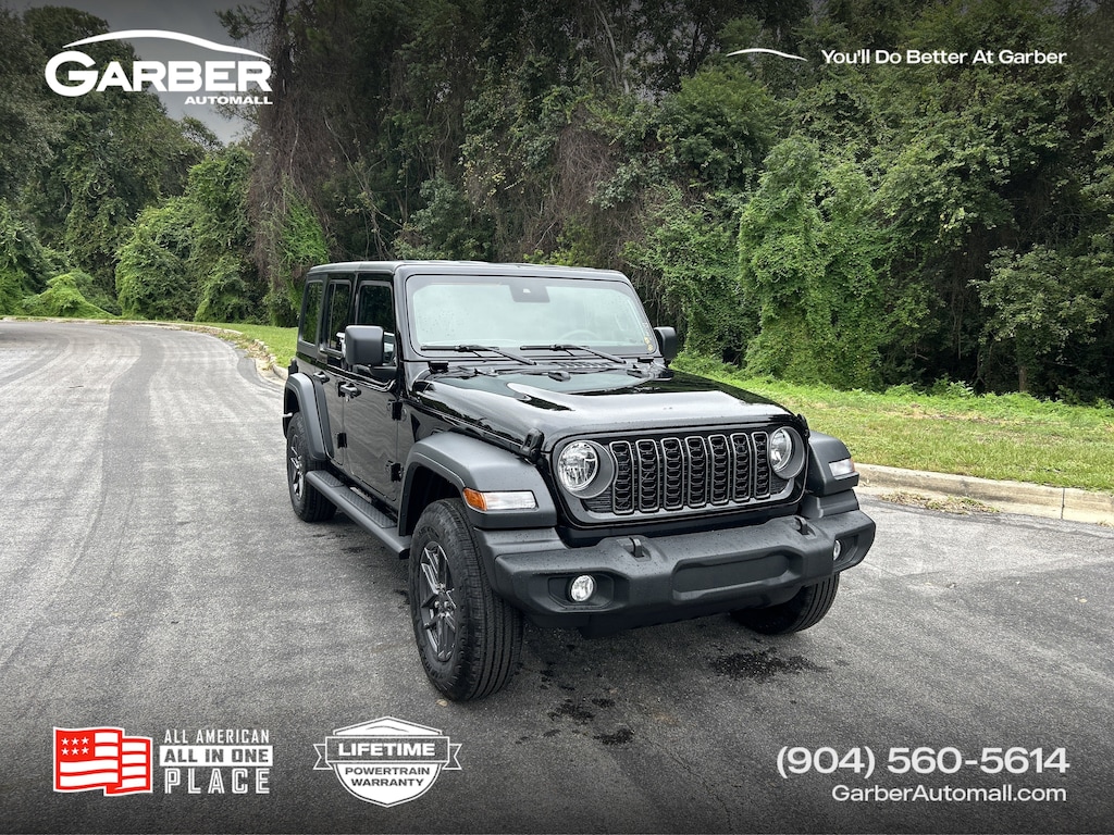 New 2025 Jeep Wrangler 4-DOOR SPORT S Sport Utility