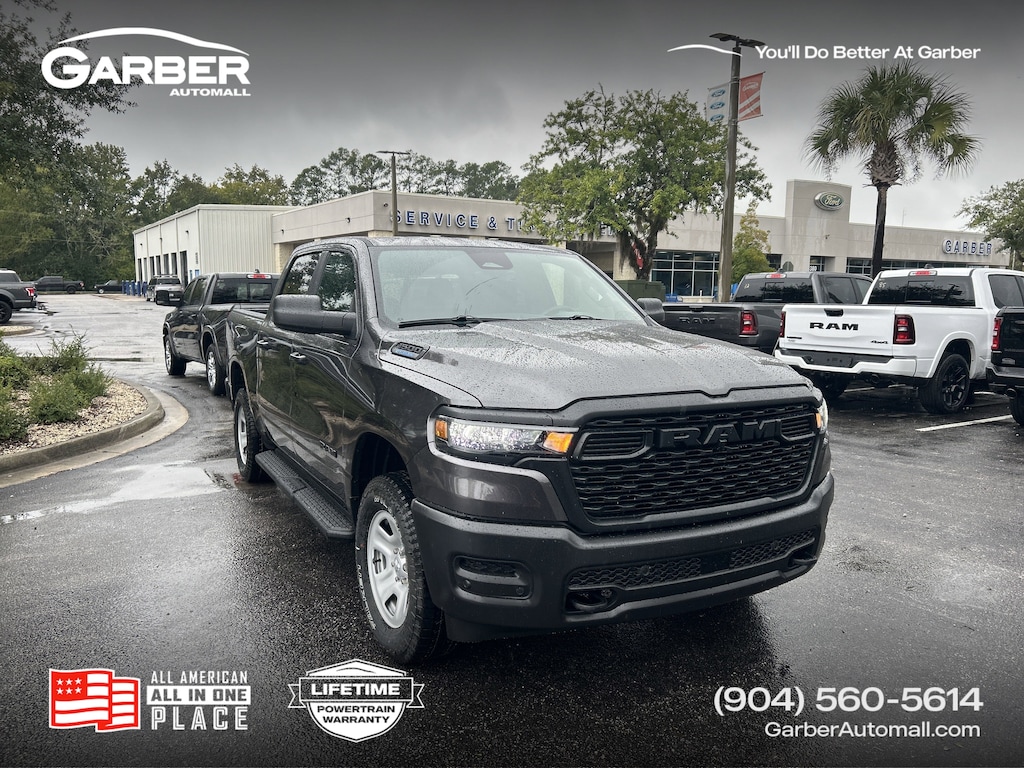 New 2025 Ram 1500 TRADESMAN CREW CAB 4X4 5'7 BOX Pickup