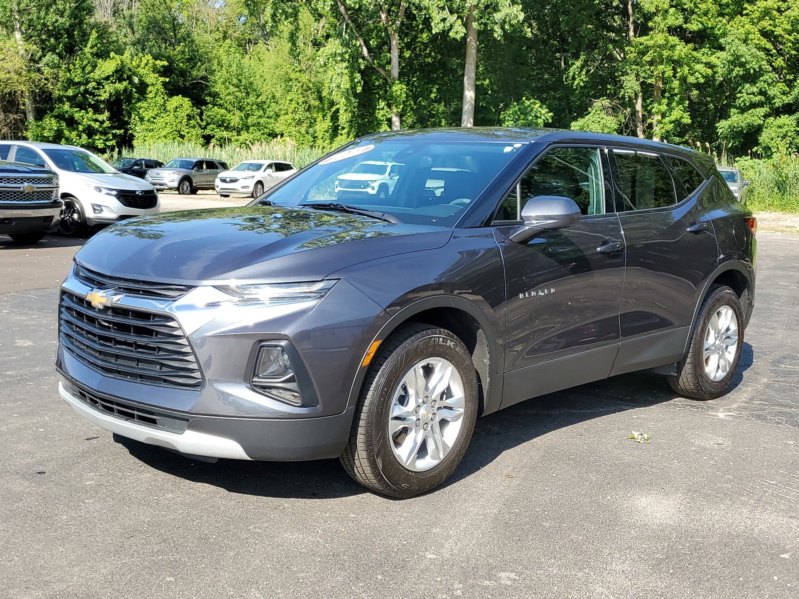 Certified 2022 Chevrolet Blazer 2LT with VIN 3GNKBCR4XNS131289 for sale in Linwood, MI