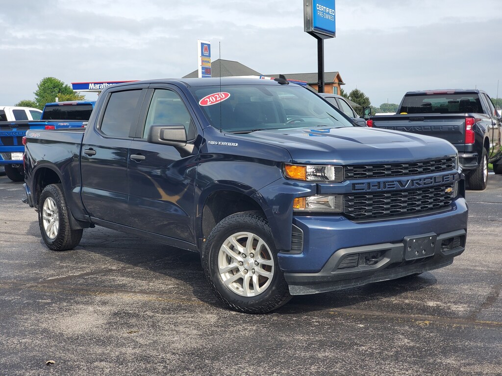 Used 2020 Chevrolet Silverado 1500 Custom Truck Crew Cab