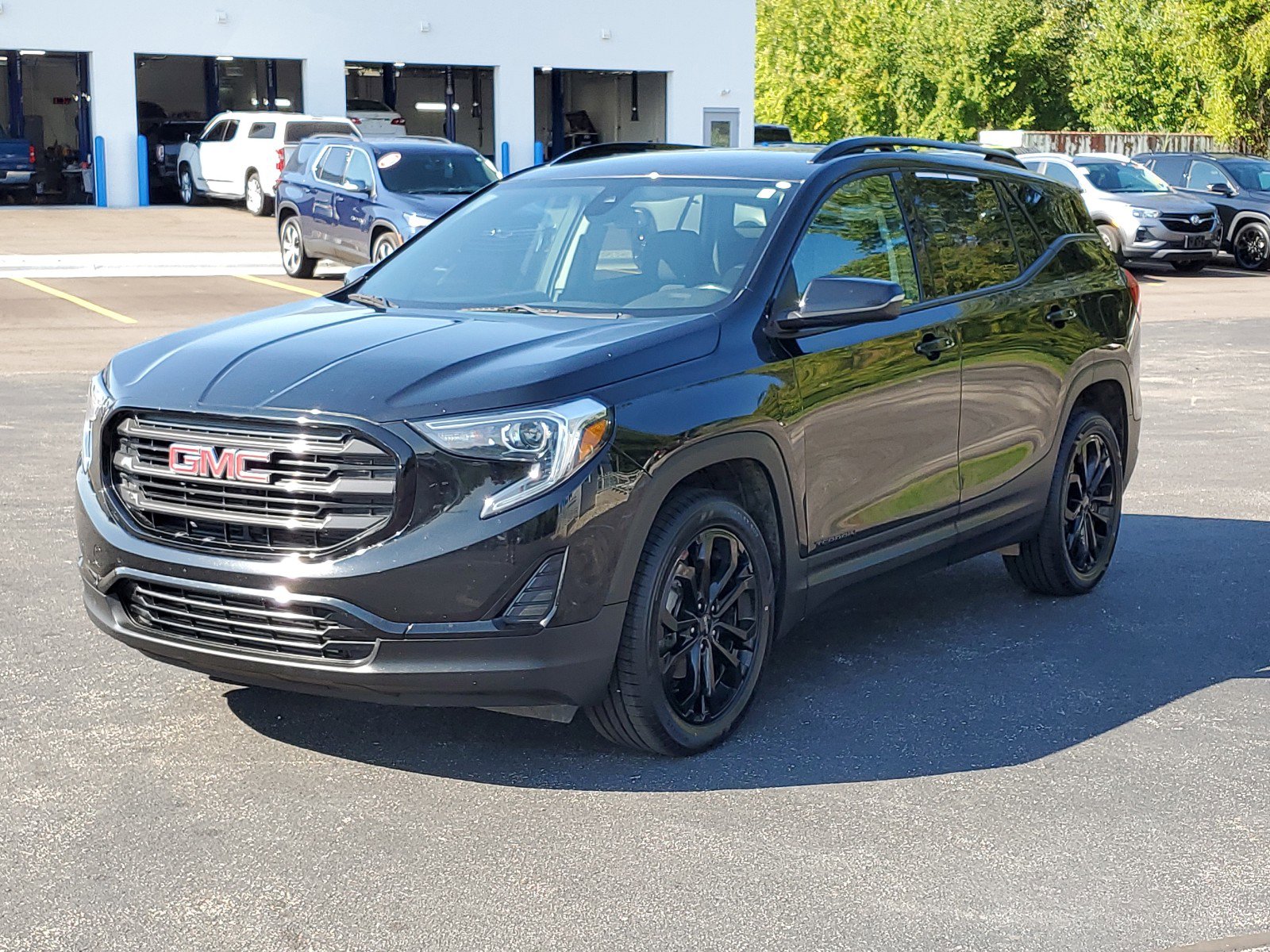 Used 2021 GMC Terrain SLE with VIN 3GKALTEV1ML305201 for sale in Linwood, MI