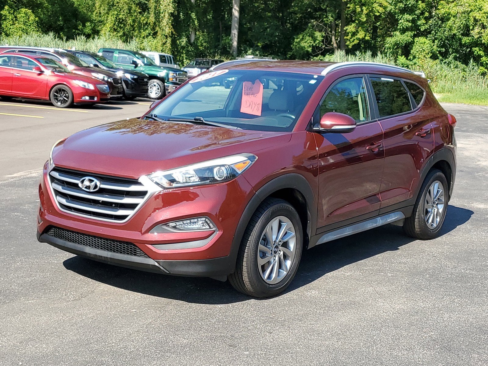 Used 2017 Hyundai Tucson SE Plus with VIN KM8J33A48HU512829 for sale in Linwood, MI