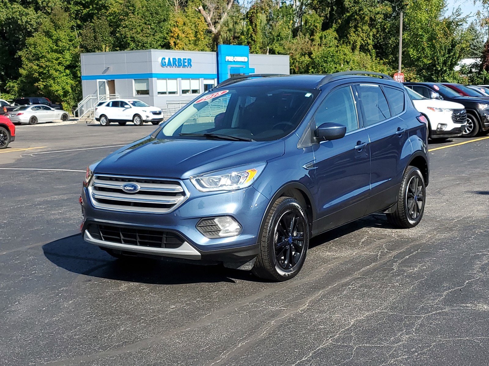 Used 2018 Ford Escape SEL with VIN 1FMCU0HD8JUC68759 for sale in Linwood, MI