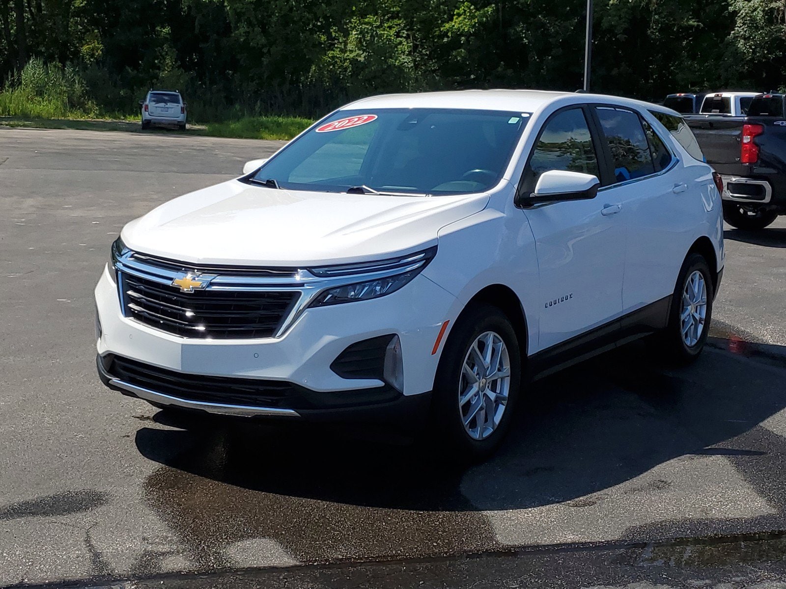 Certified 2022 Chevrolet Equinox LT with VIN 3GNAXKEV1NL107267 for sale in Linwood, MI