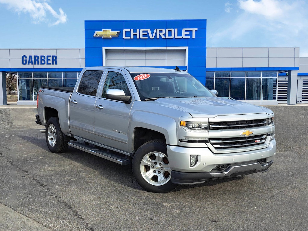 Used 2018 Chevrolet Silverado 1500 LTZ Truck Crew Cab