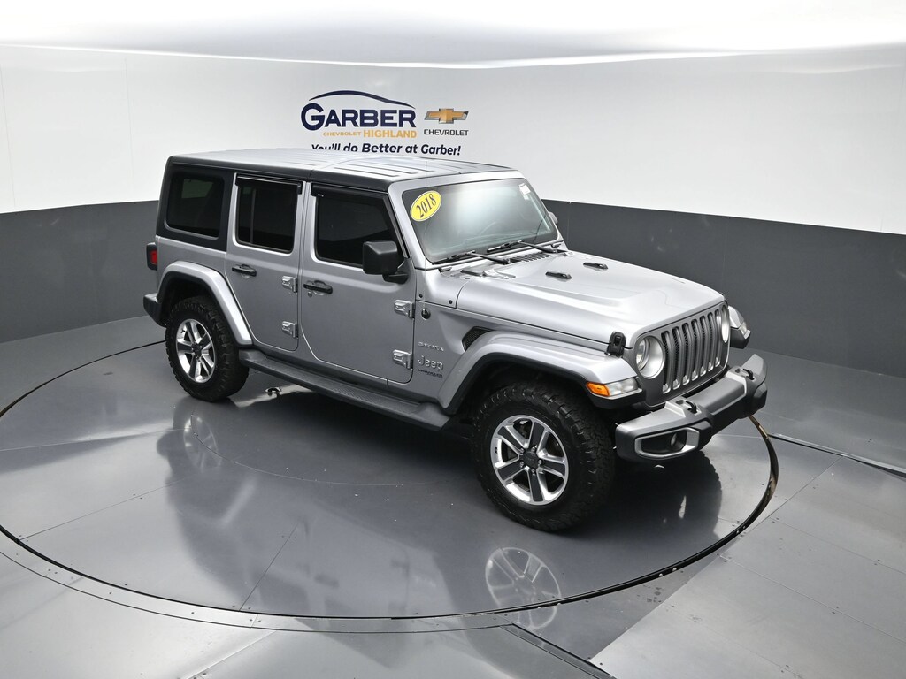 Used 2018 Jeep Wrangler Unlimited Sahara 4x4 SUV
