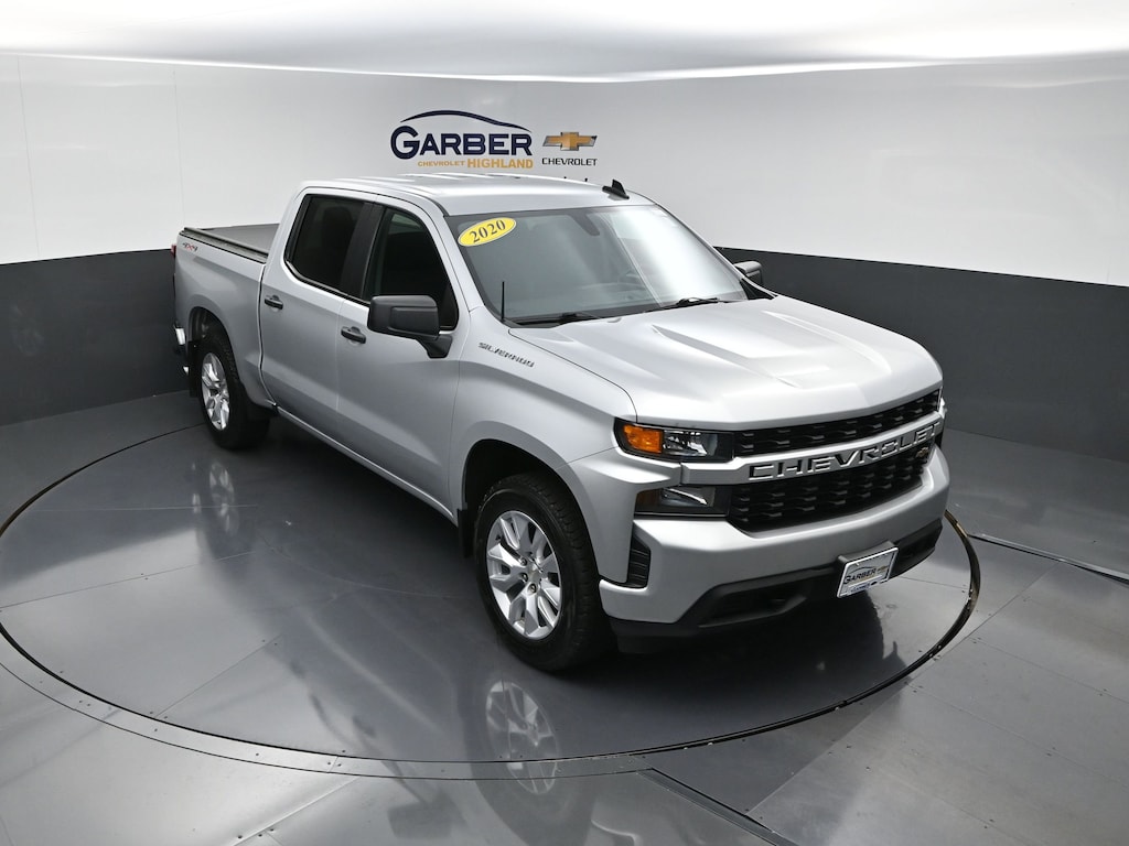 Used 2020 Chevrolet Silverado 1500 Silverado Custom Truck Crew Cab