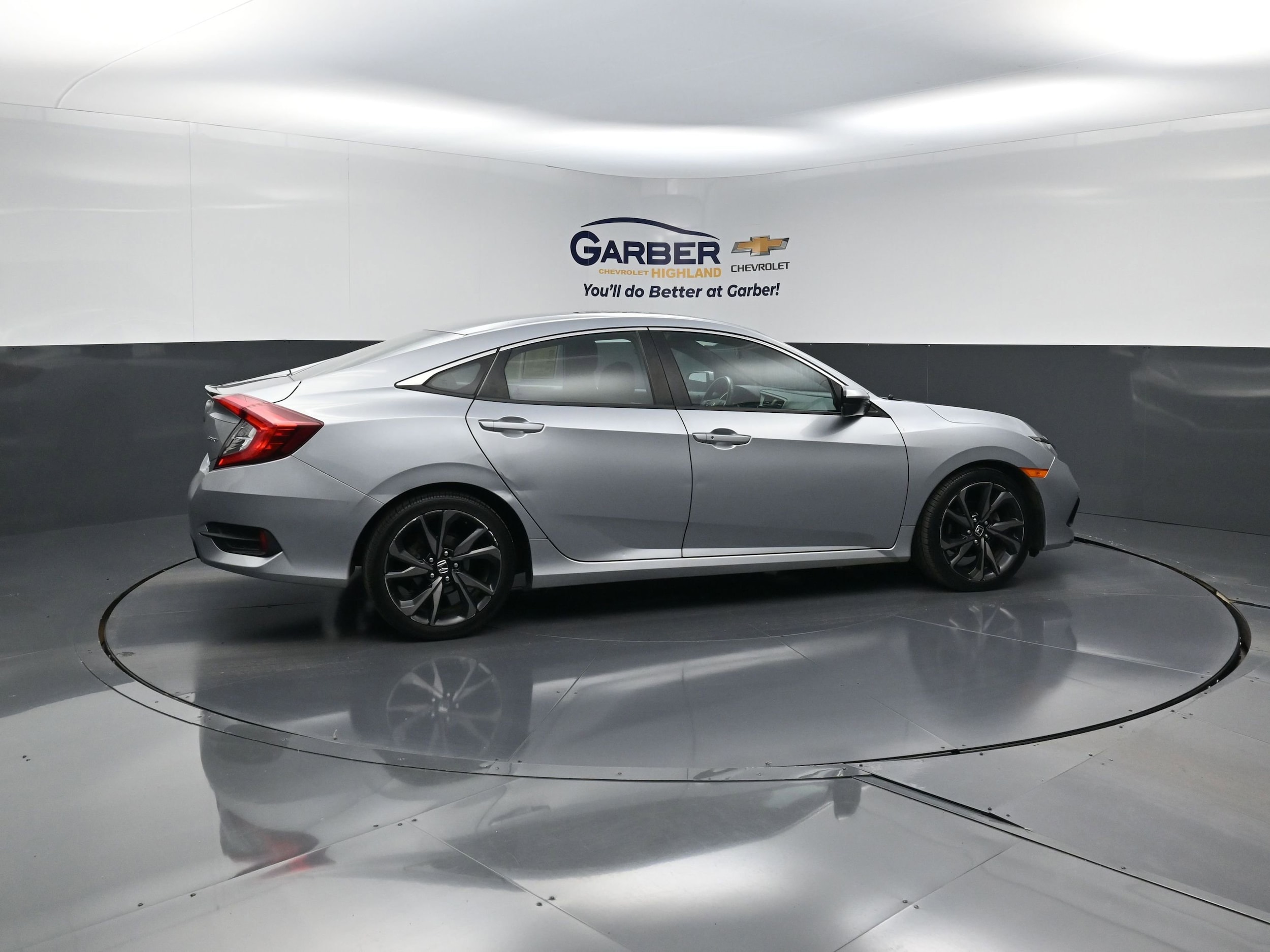 Used 2019 Honda Civic Sport with VIN 19XFC2F82KE033070 for sale in Highland, IN